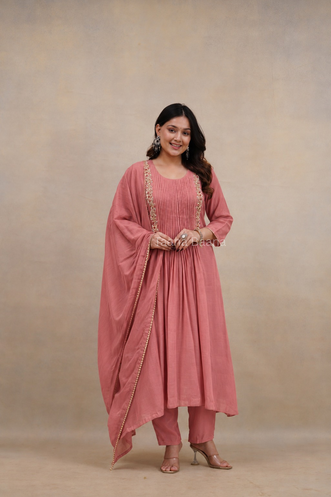 Anarkali Dupatta Set