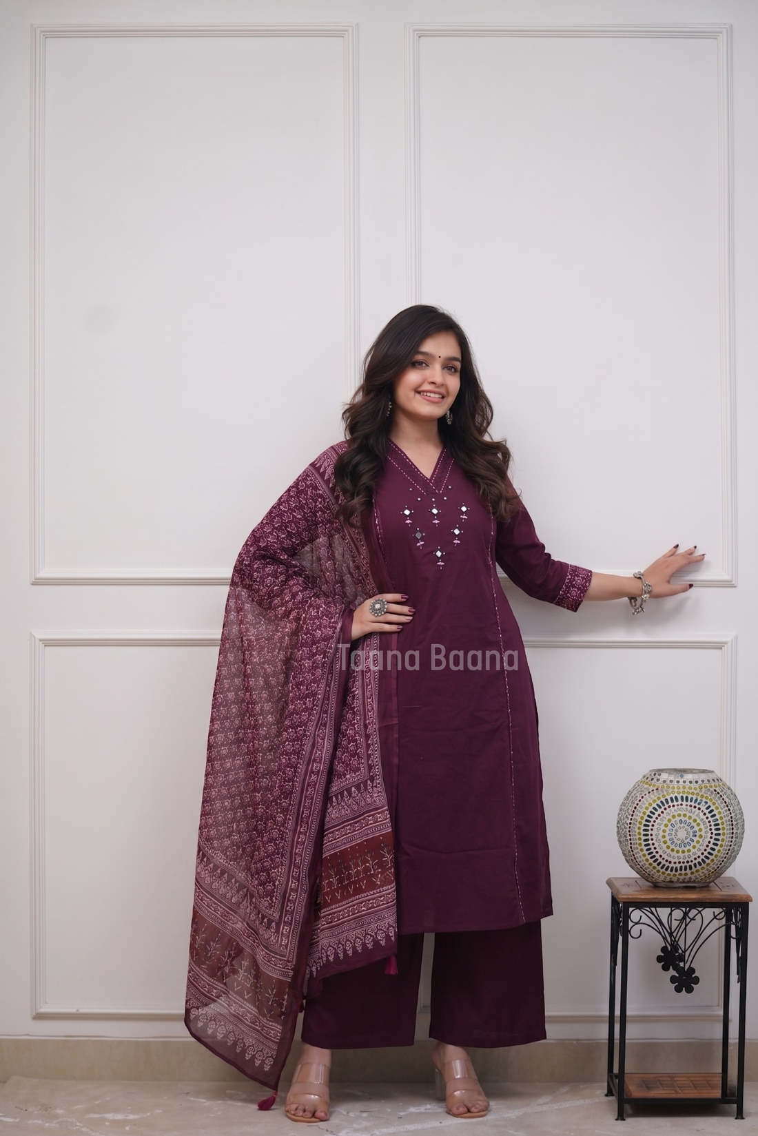 Dupatta Pant Set