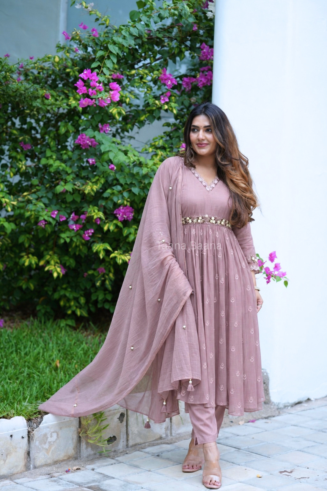 Anarkali Dupatta Set