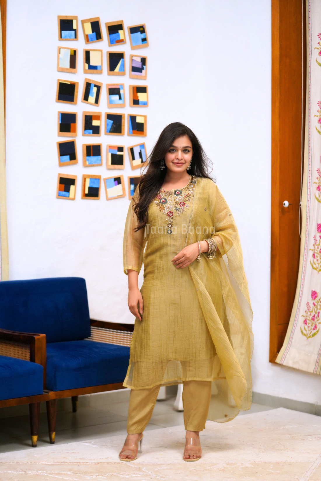 Dupatta Pant Set