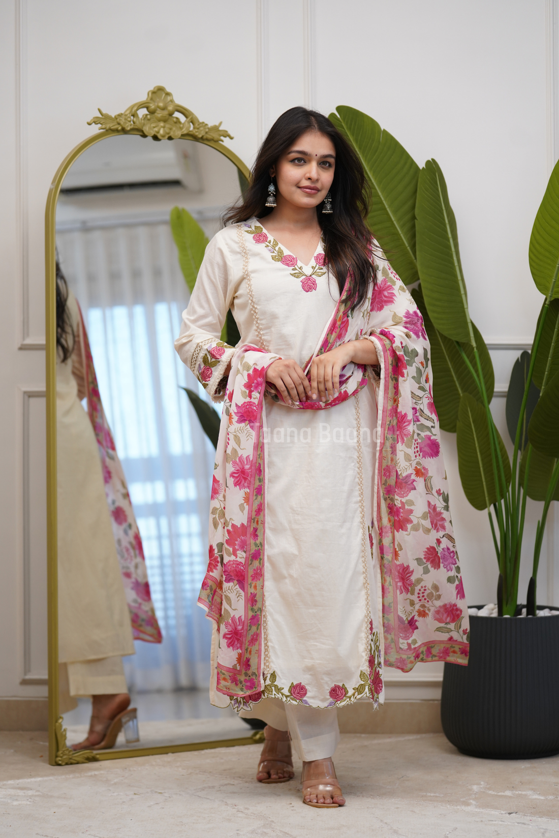 Dupatta Pant Set