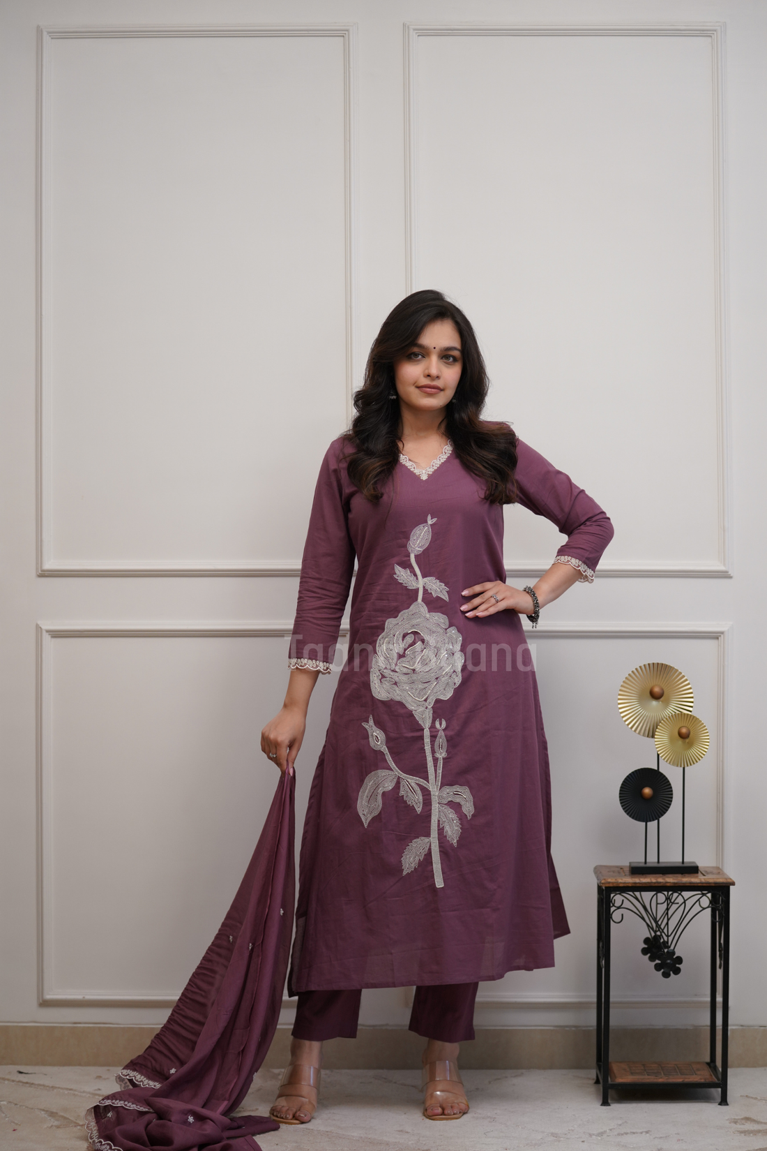 Dupatta Pant Set