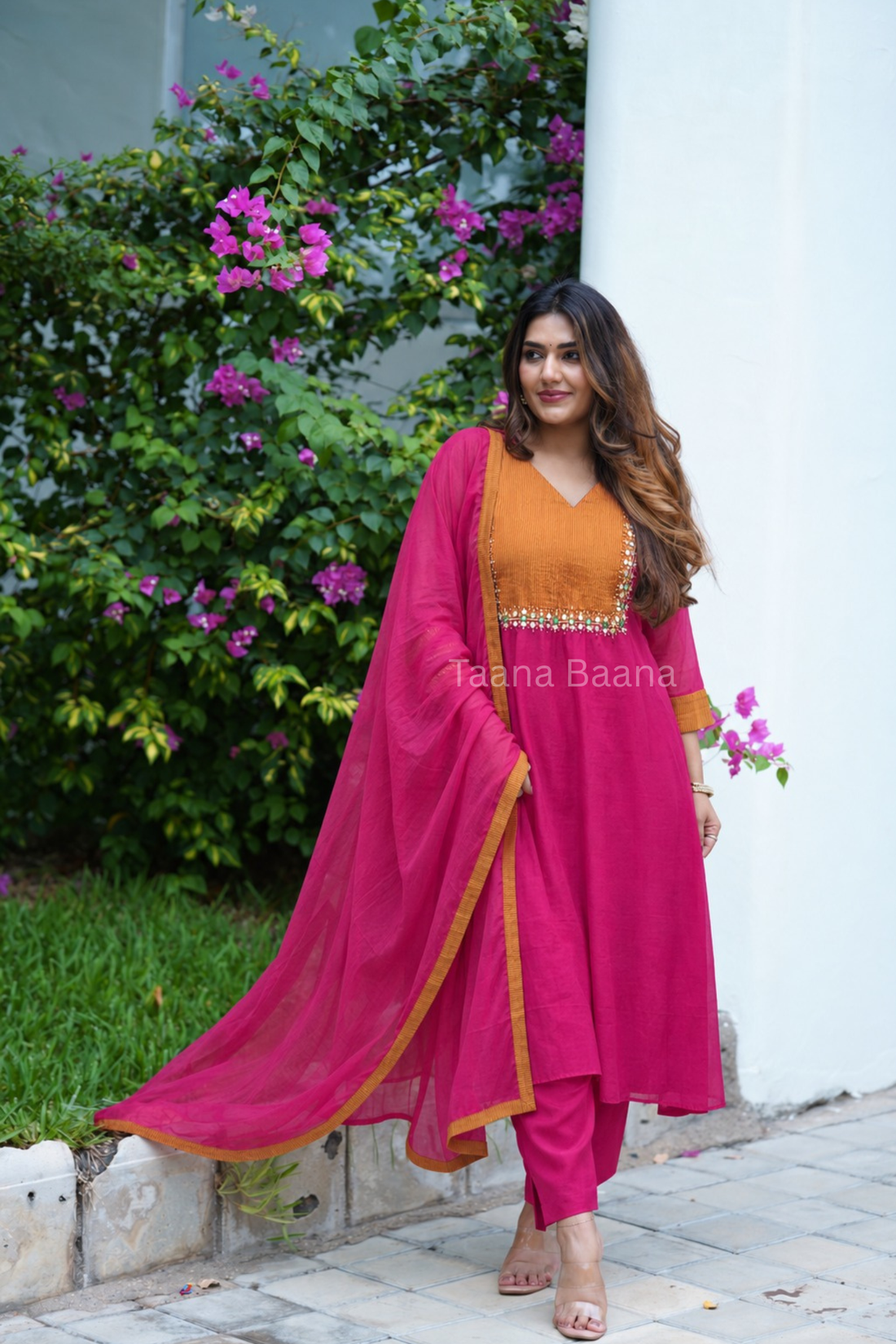 Anarkali Dupatta Set
