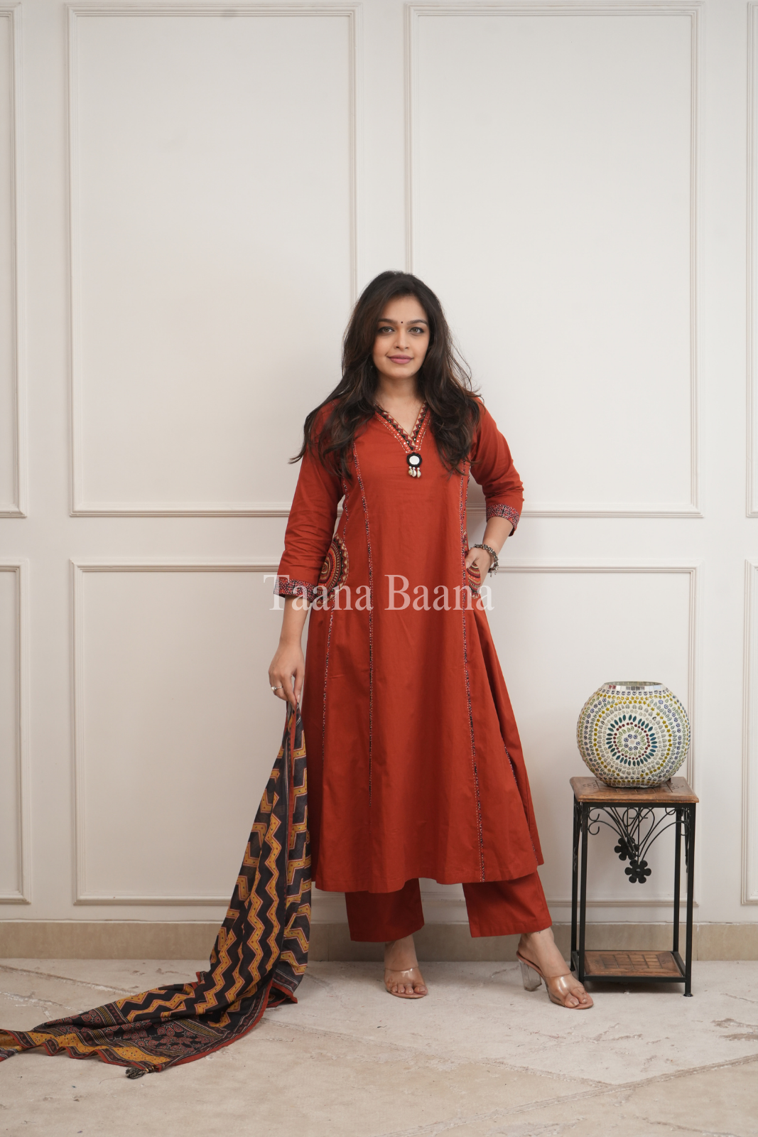 Dupatta Pant Set