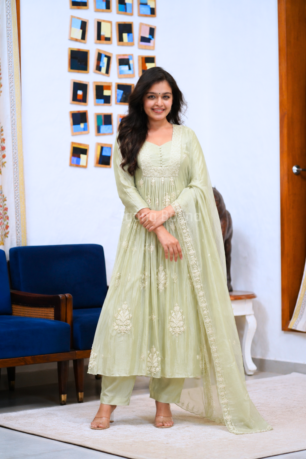 Dupatta Pant Set