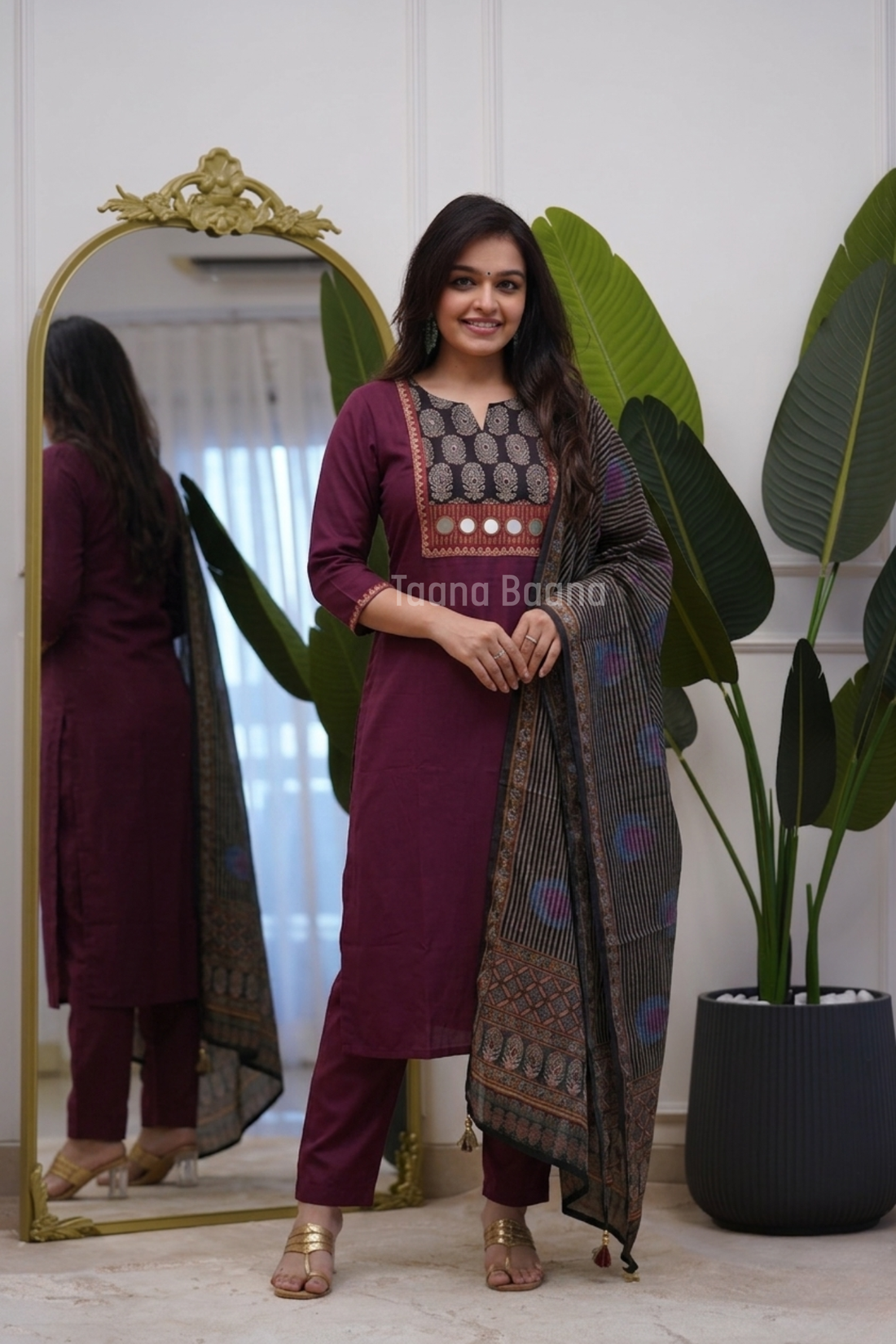 Dupatta Pant Set