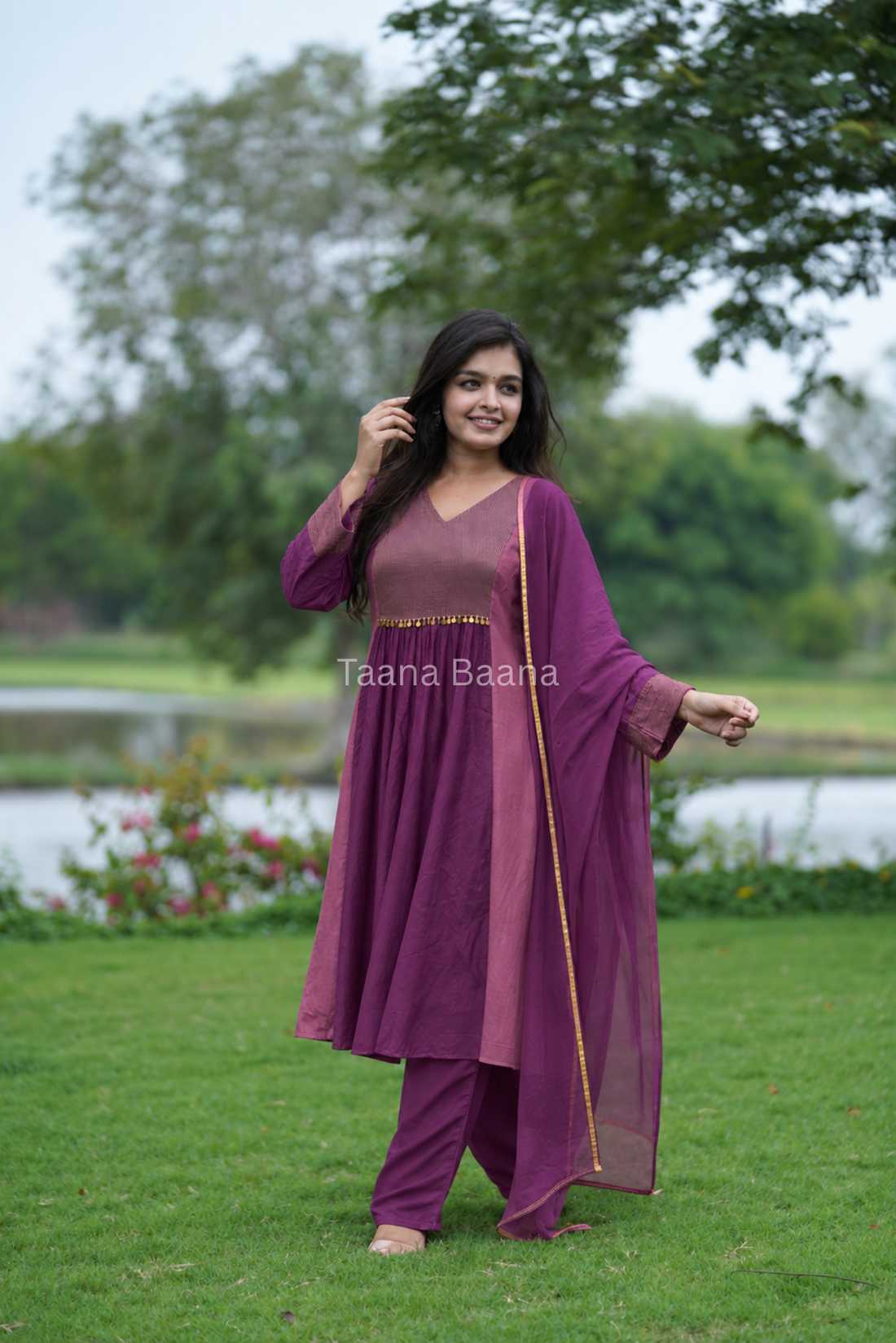 Dupatta Pant Set