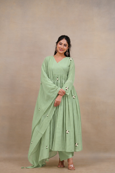 Anarkali Dupatta Set