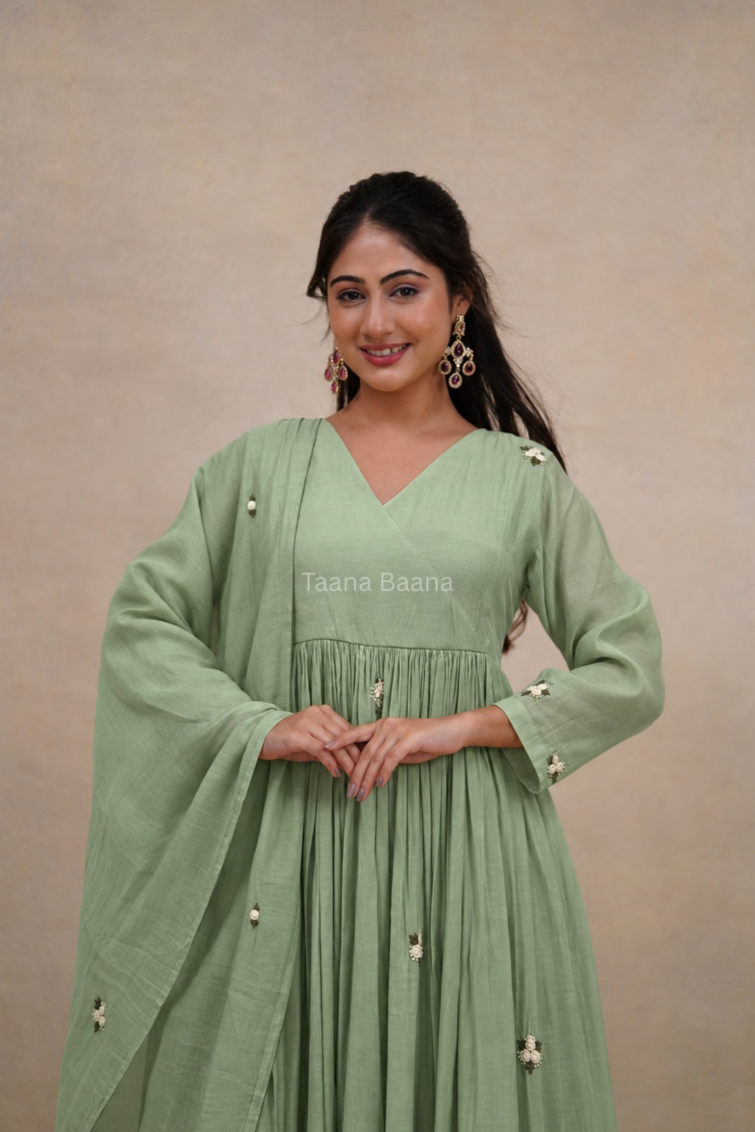 Anarkali Dupatta Set