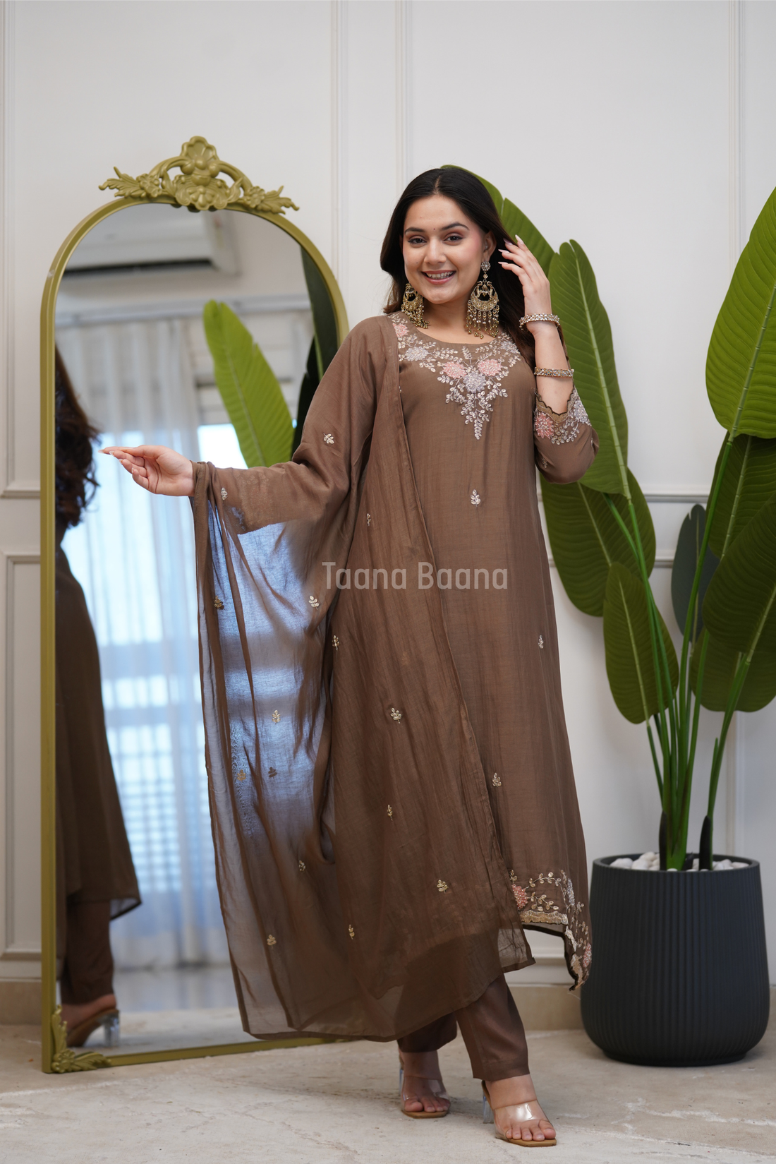 Dupatta Pant Set