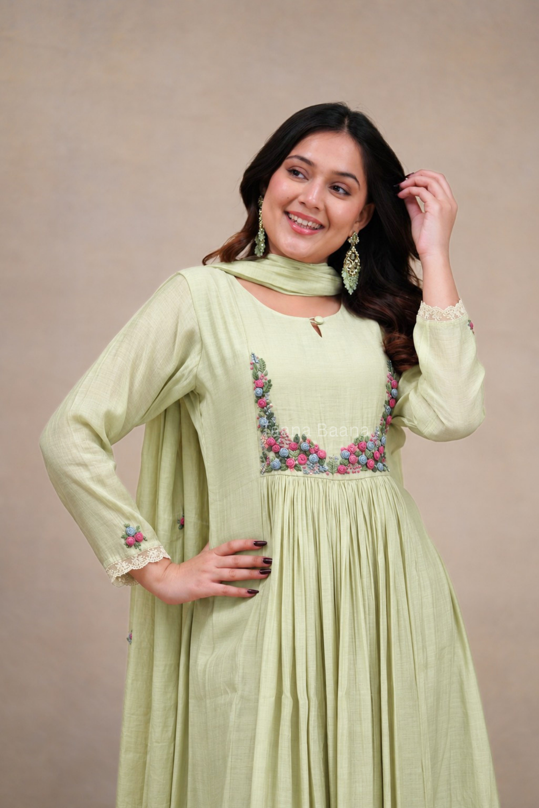 Anarkali Dupatta Set