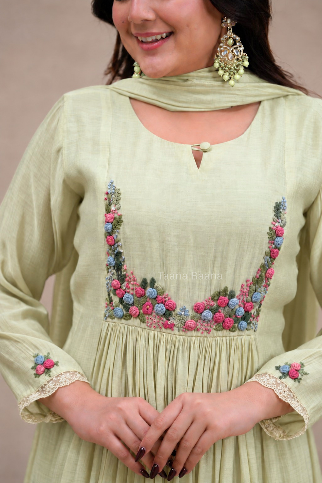 Anarkali Dupatta Set