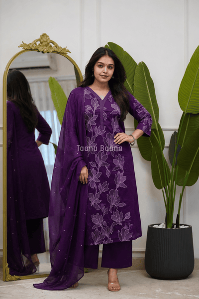 Dupatta Pant Set