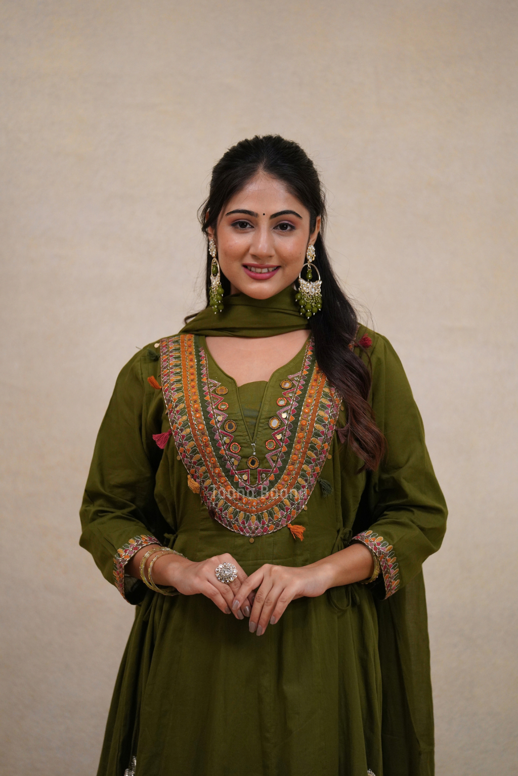Anarkali Dupatta Set