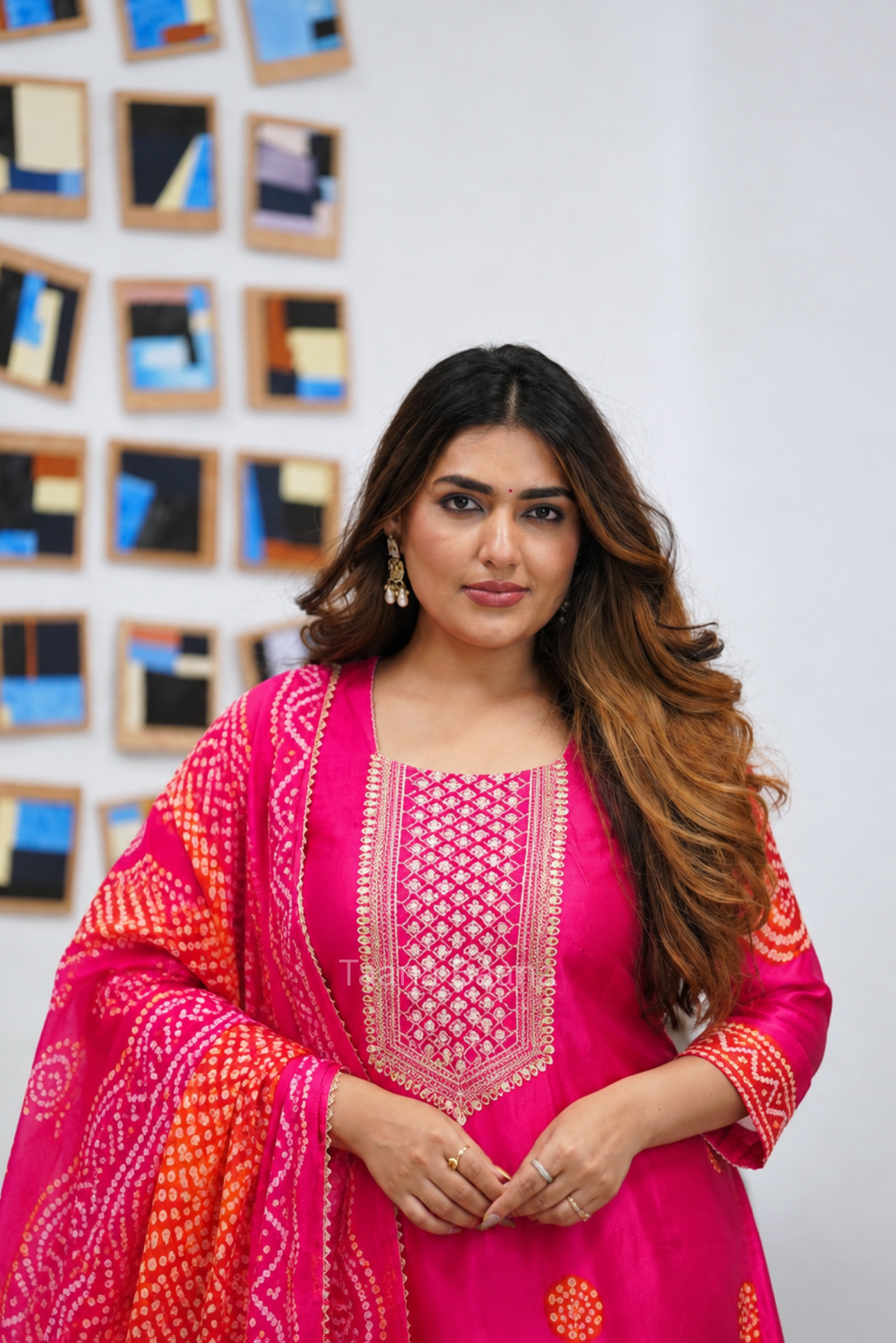 Dupatta Pant Set