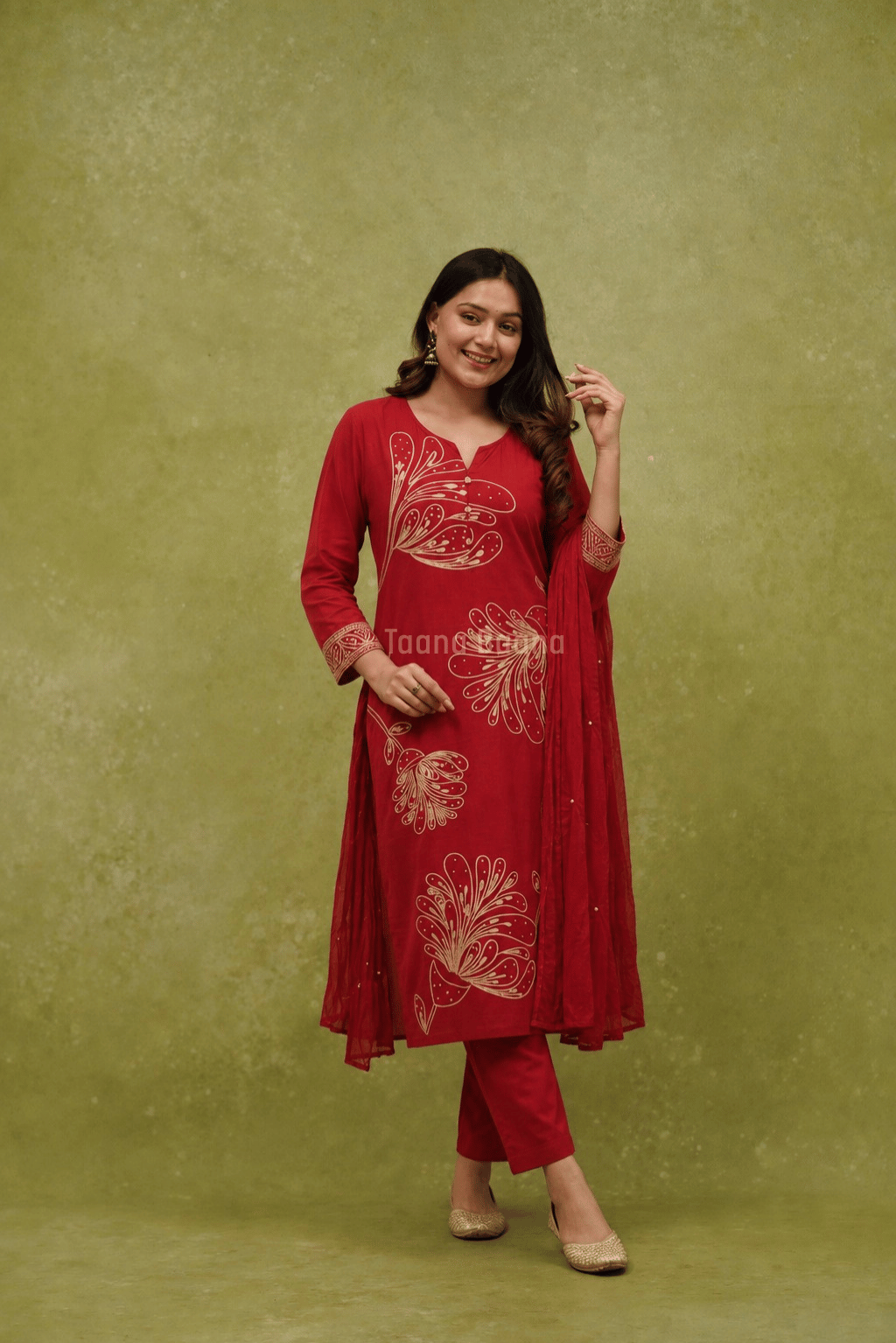 Dupatta Pant Set