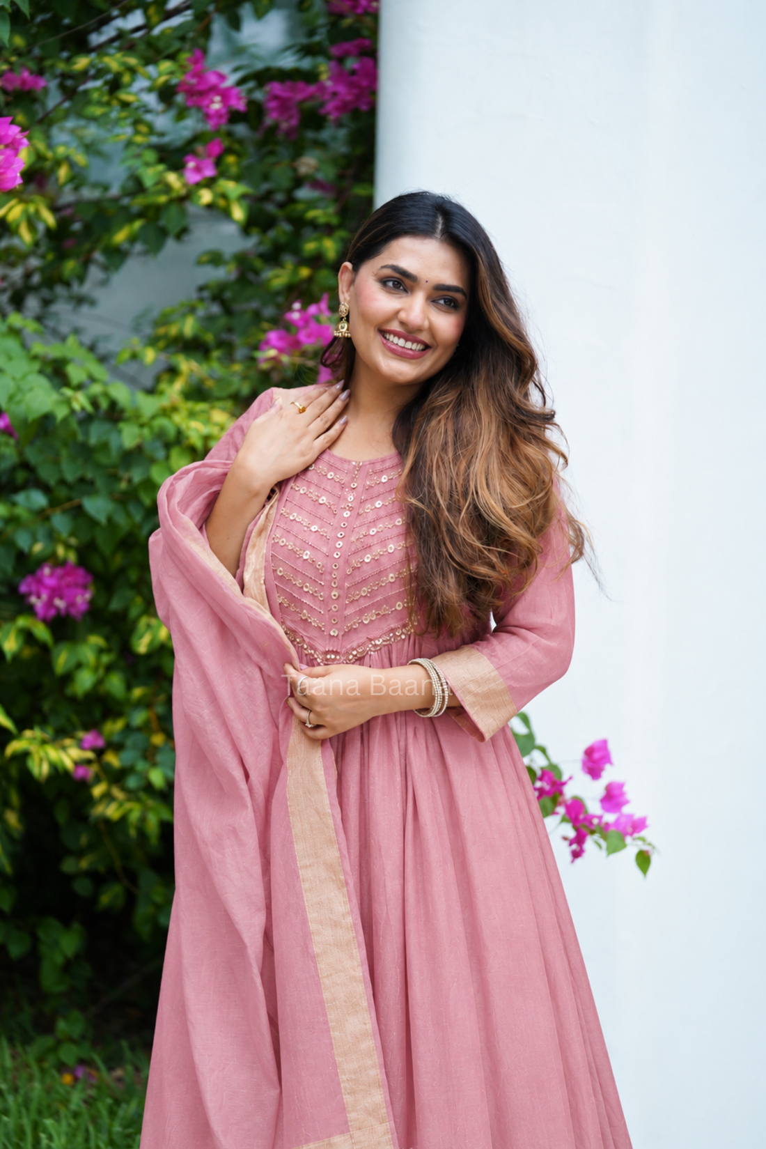 Anarkali Dupatta Set