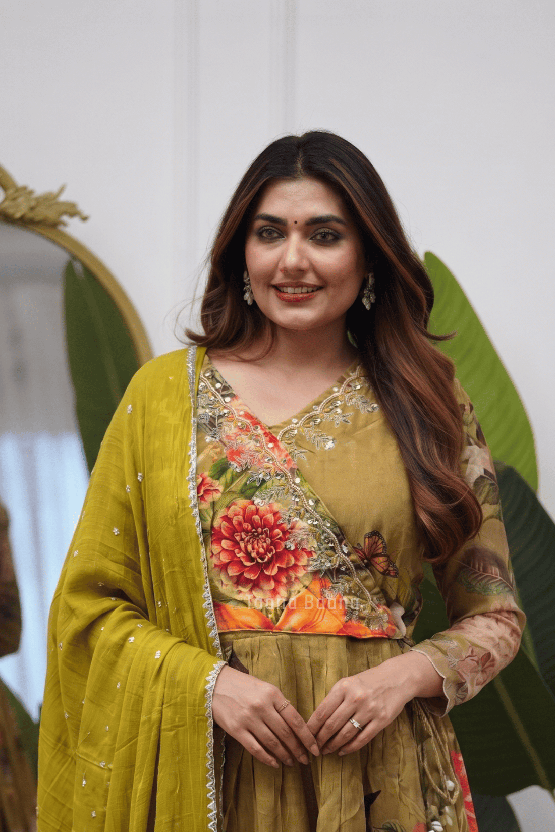 Anarkali Dupatta Suit