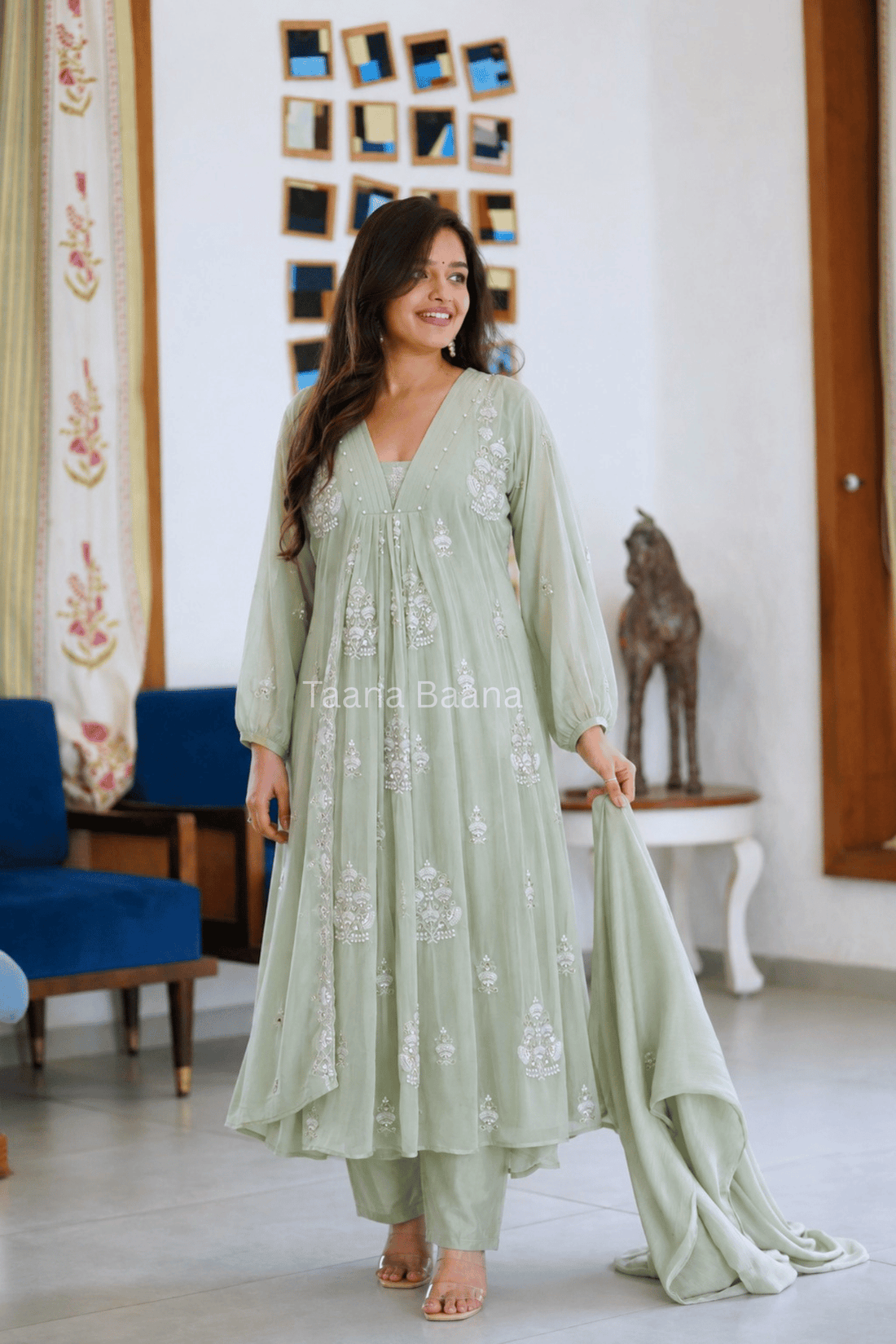 Dupatta Pant Set