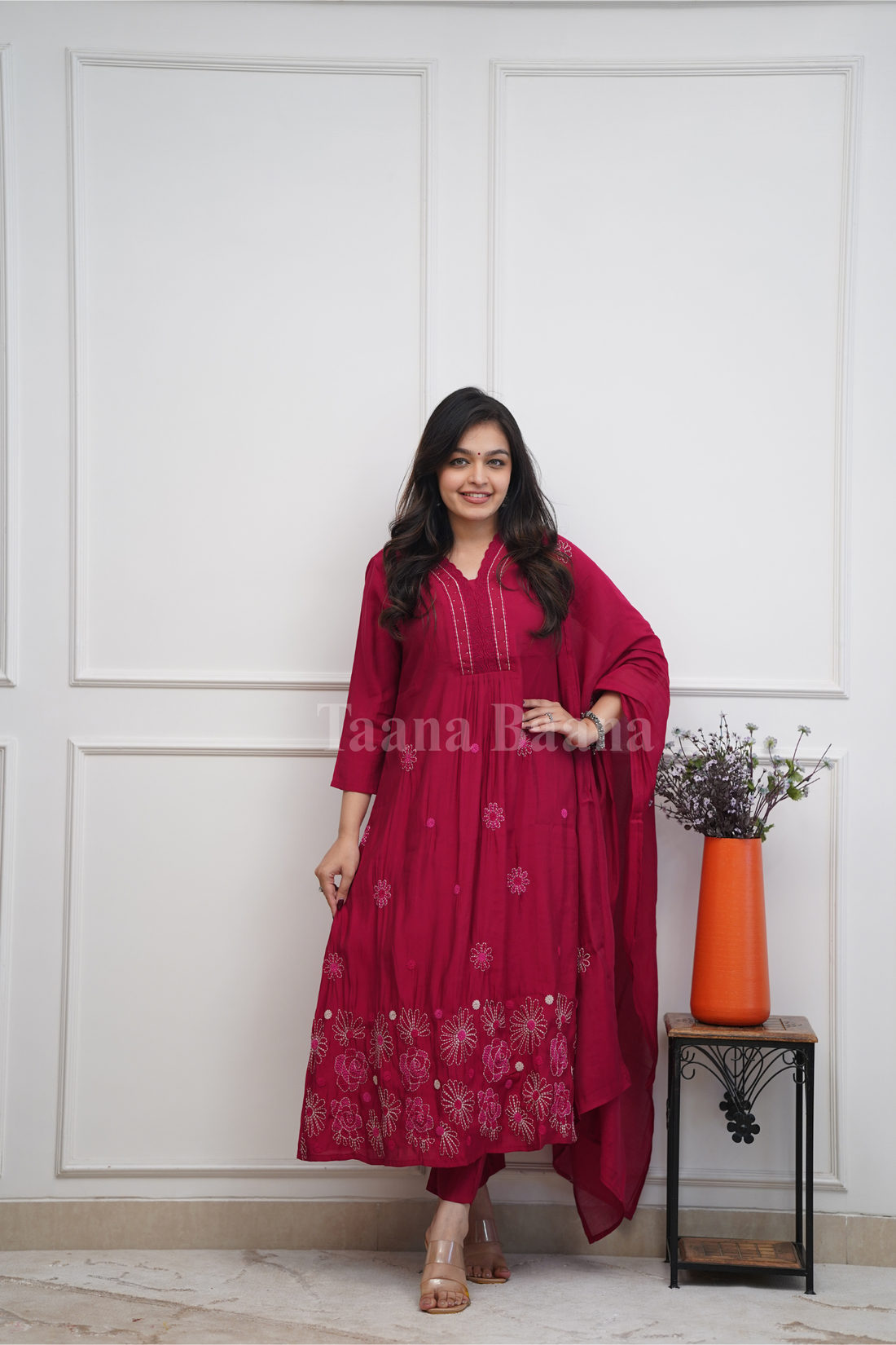 Dupatta Pant Set