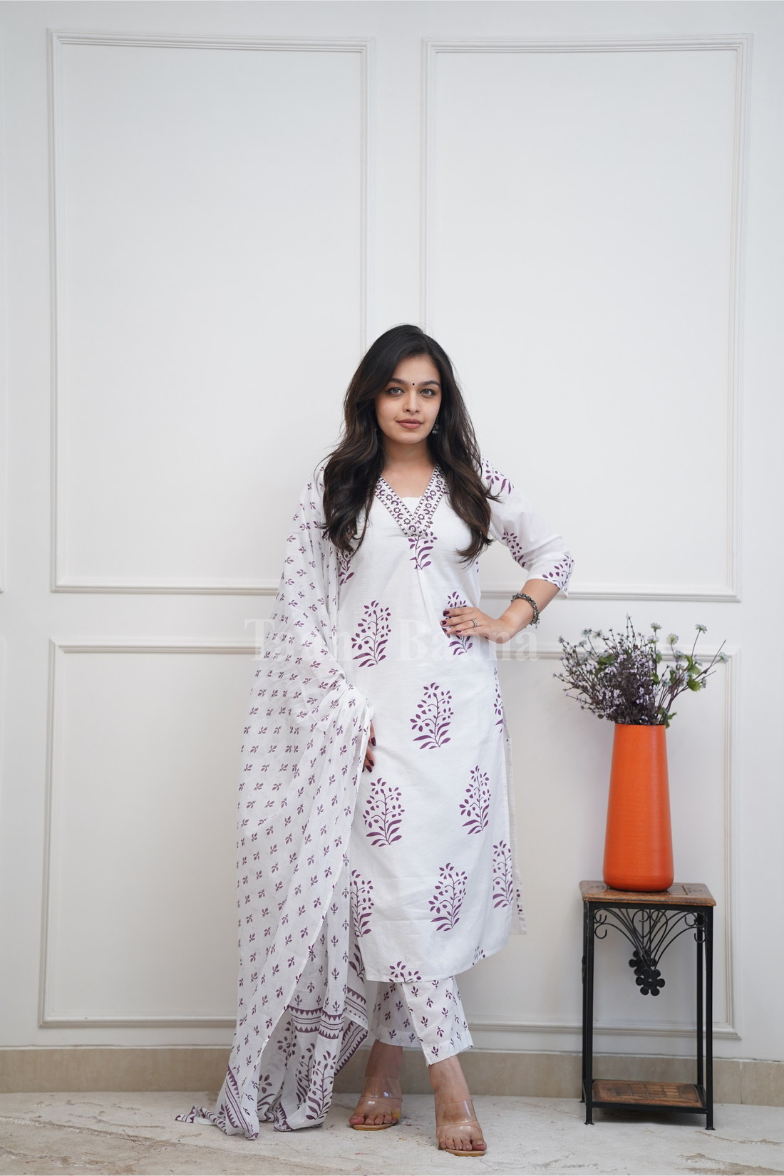 Dupatta Pant Set