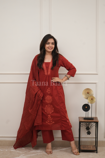 Dupatta Pant Set