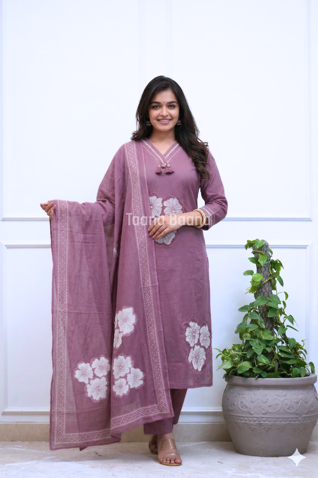 Dupatta Pant Set