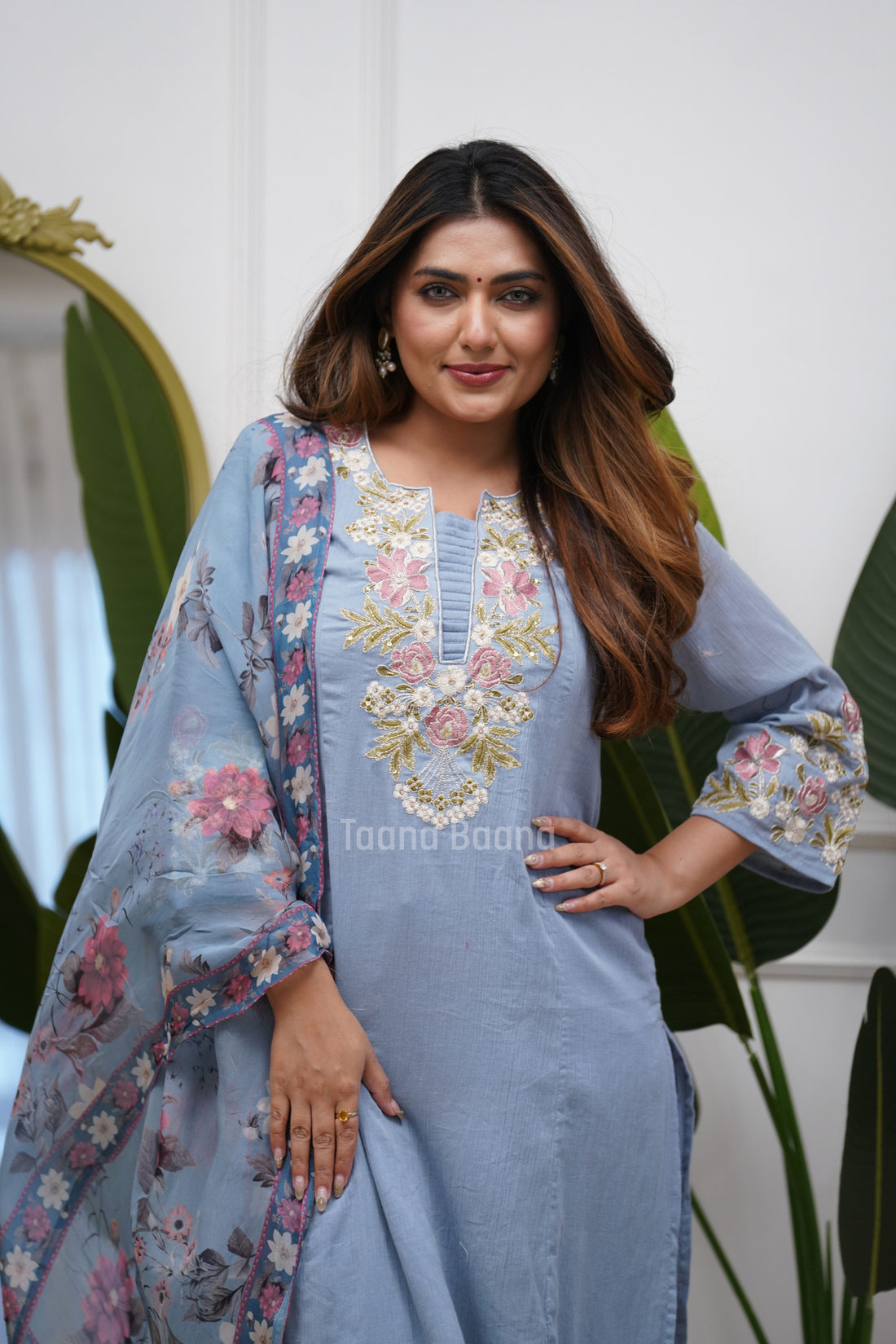 Dupatta Pant Set