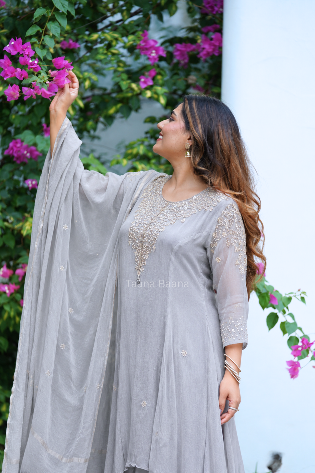 Dupatta Plazo Set
