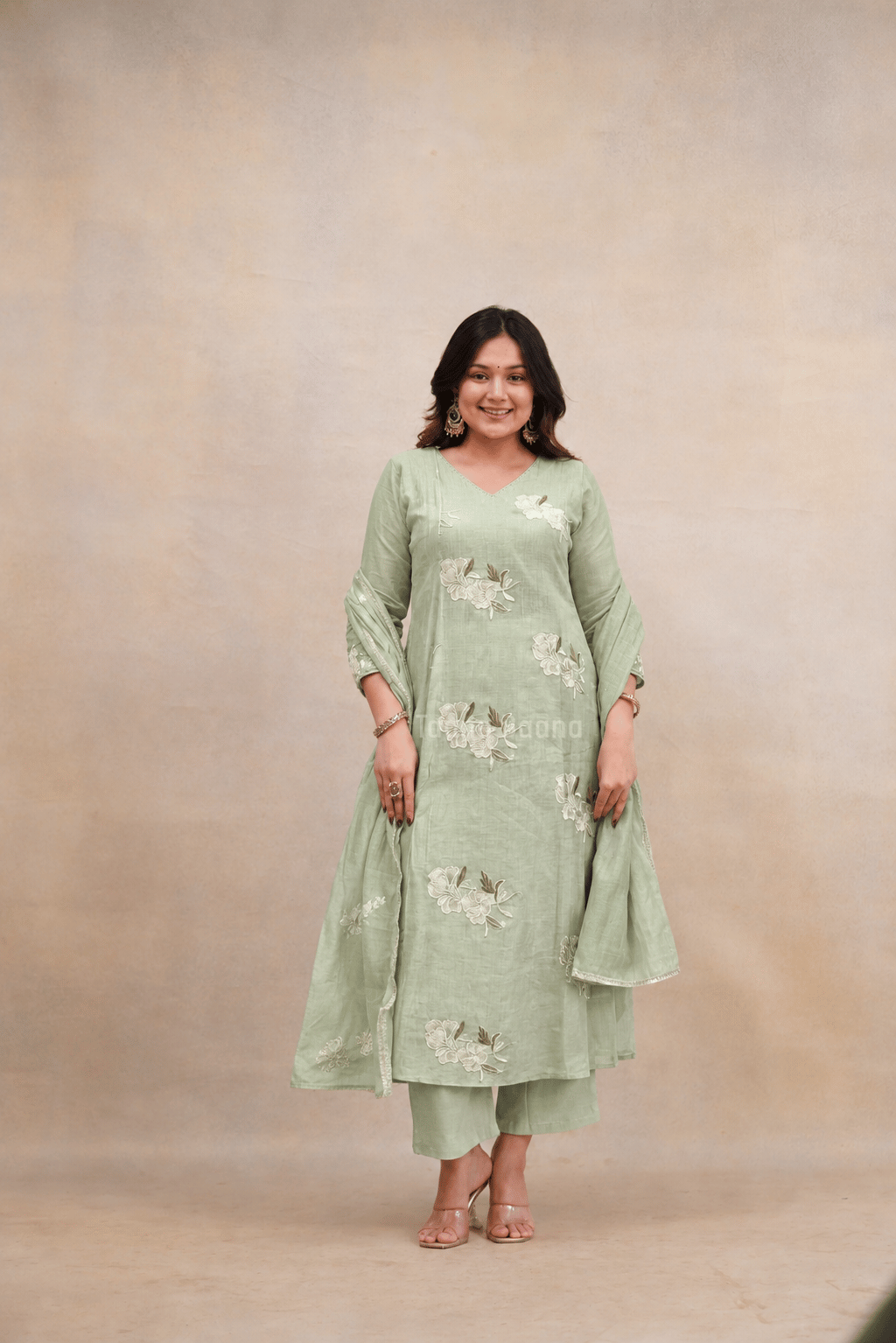 Dupatta Pant Set
