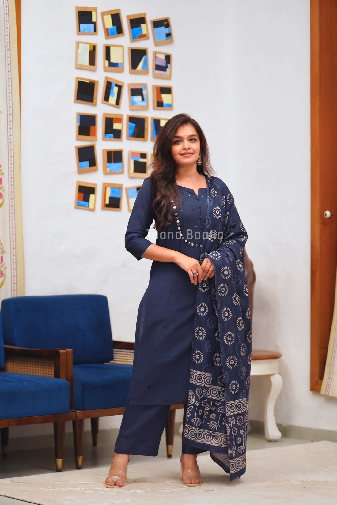Dupatta Pant Set