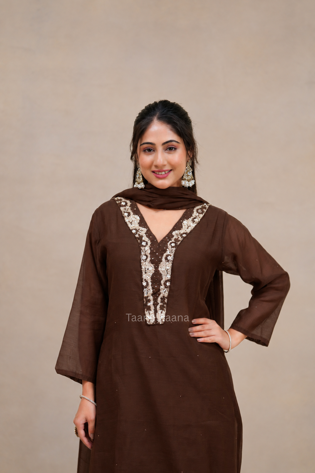 Dupatta Pant Set