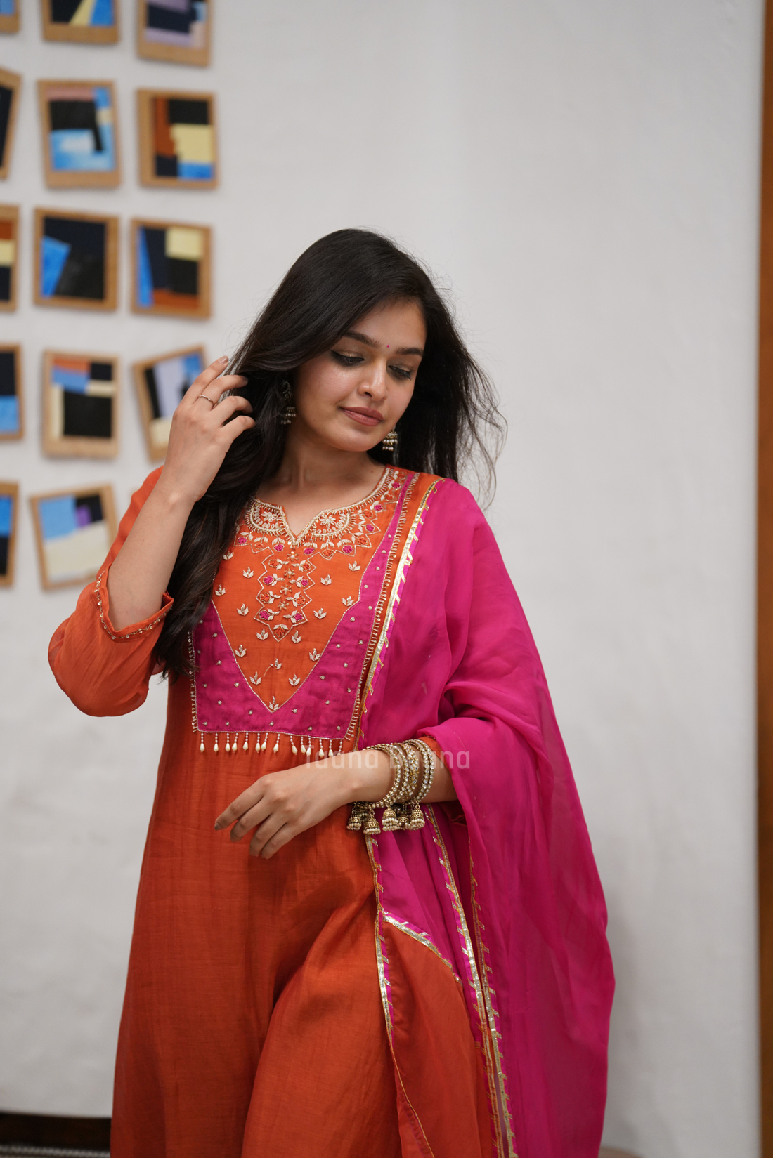 Dupatta Pant Set