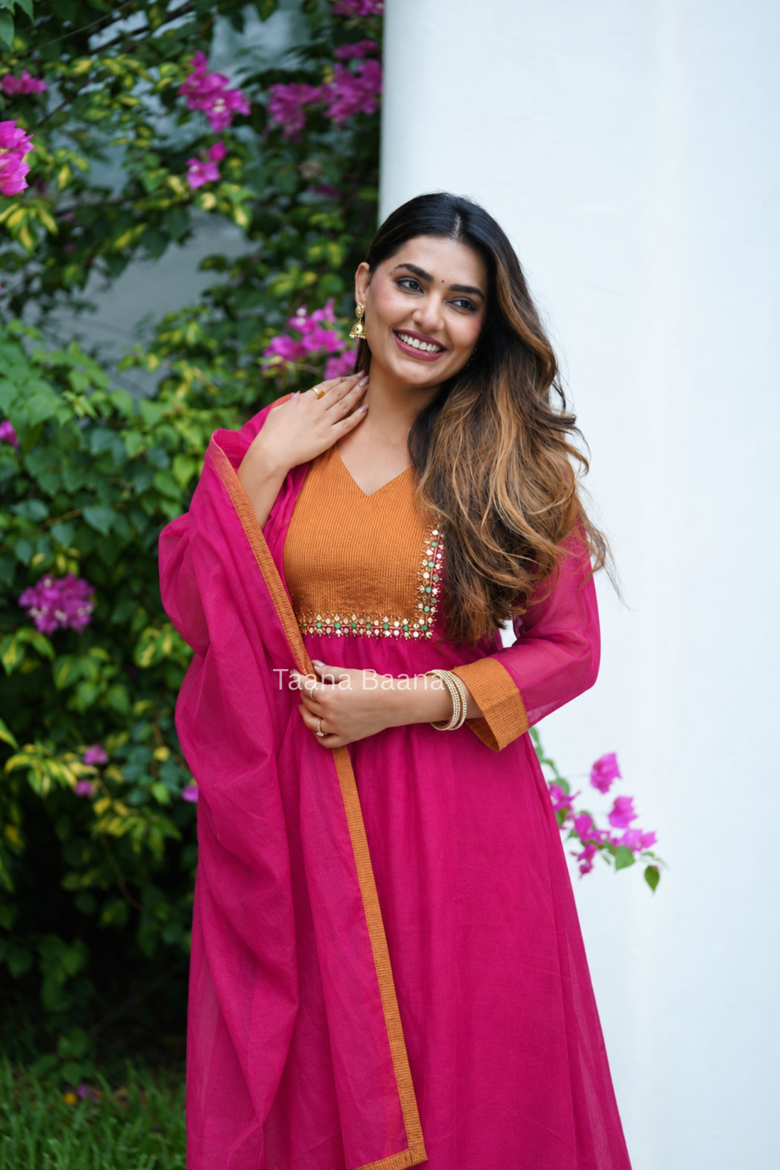 Anarkali Dupatta Set