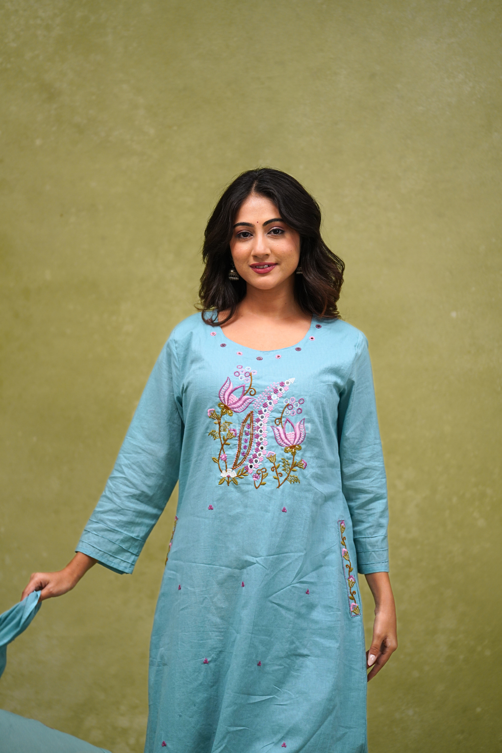 Dupatta Pant Set