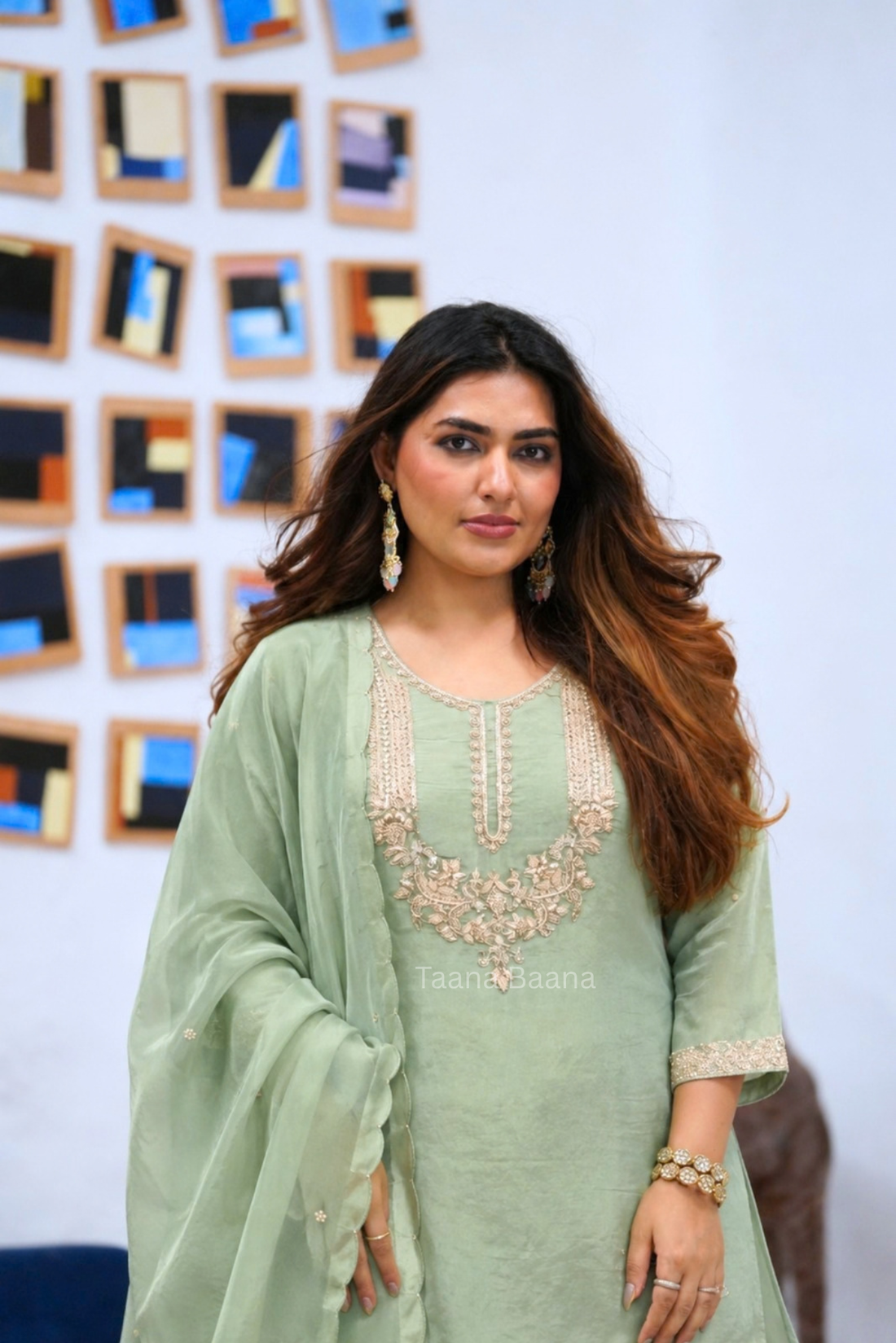 Plazo Dupatta Set