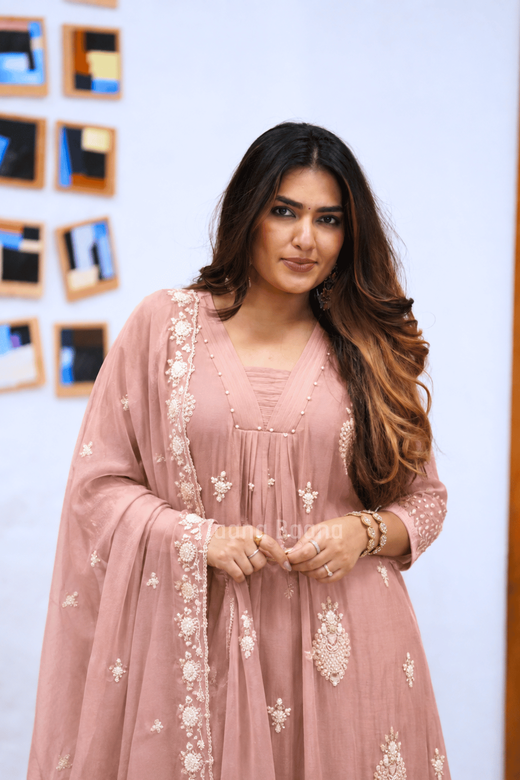 Dupatta Pant Set