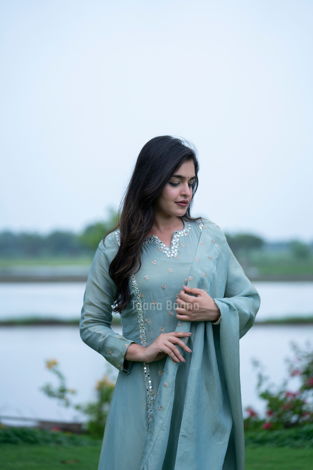 Dupatta Plazo Set