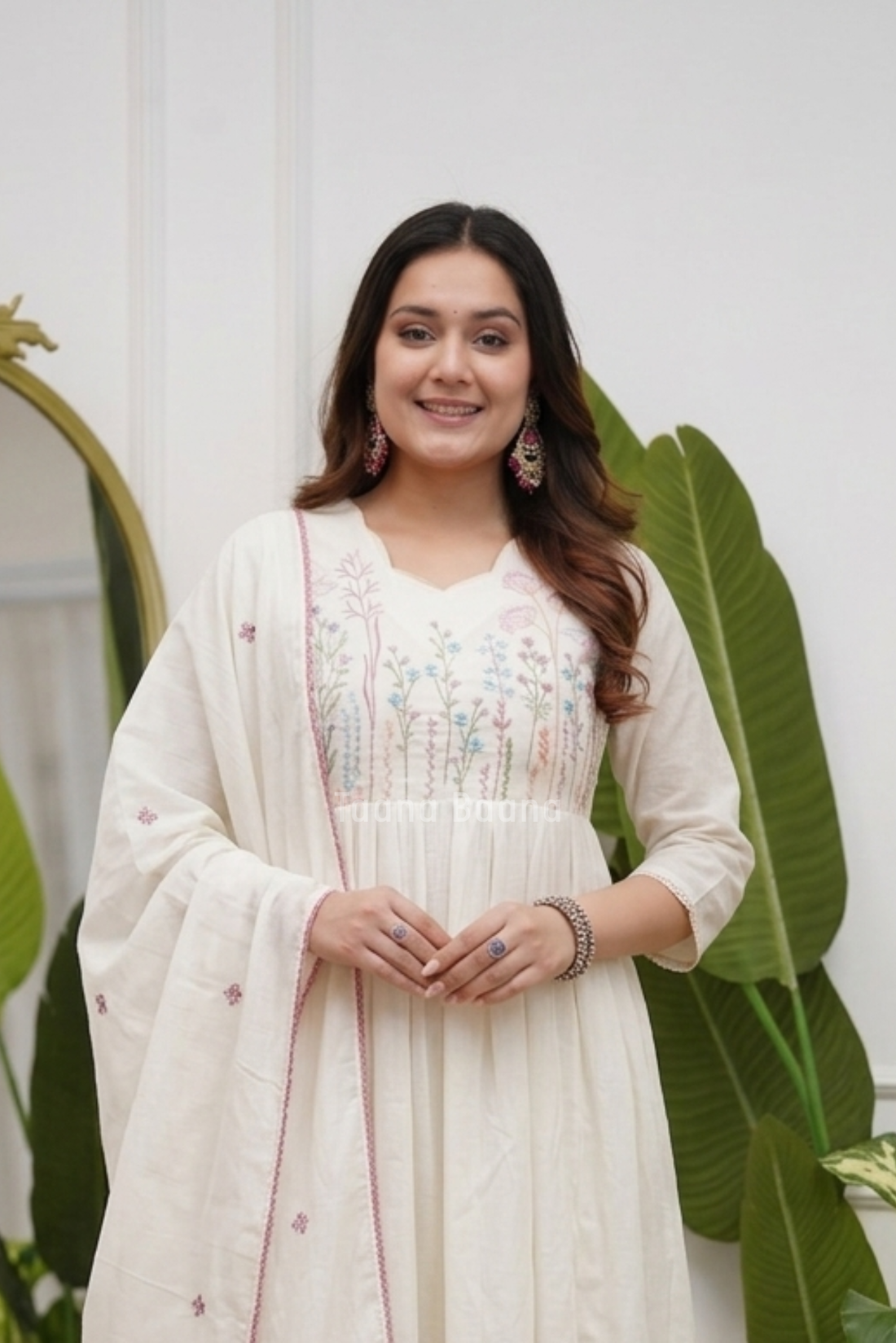 Anarkali Dupatta Set