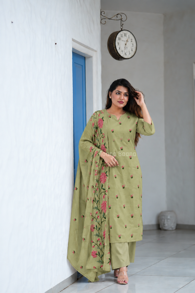 Dupatta Pant Set