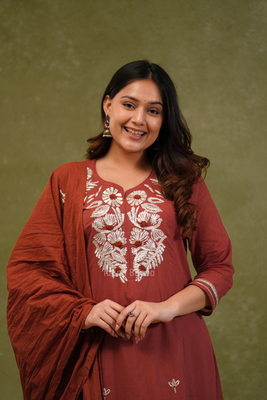 Dupatta Pant Set
