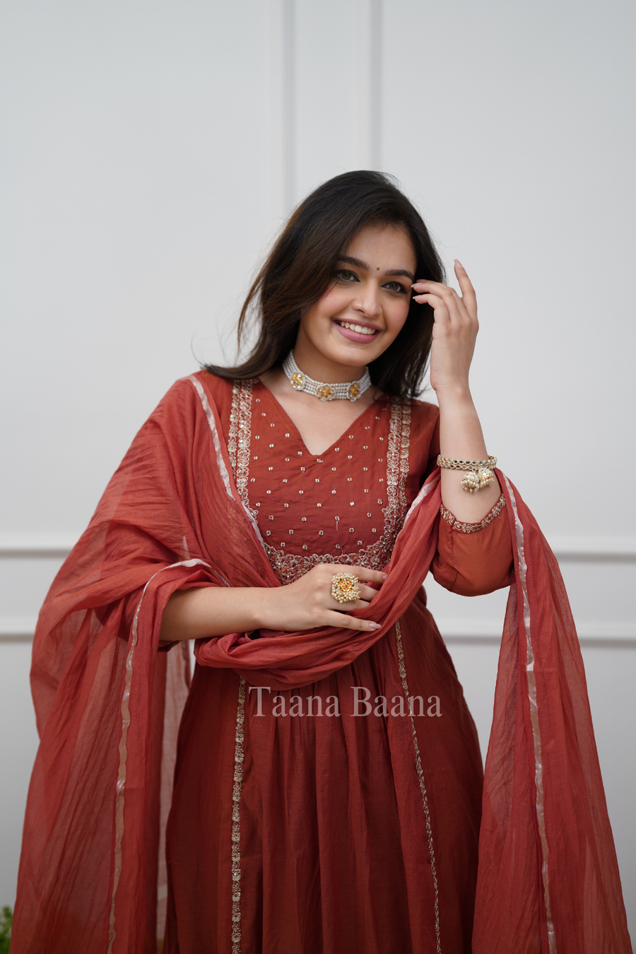 Anarkali Duppata Suit