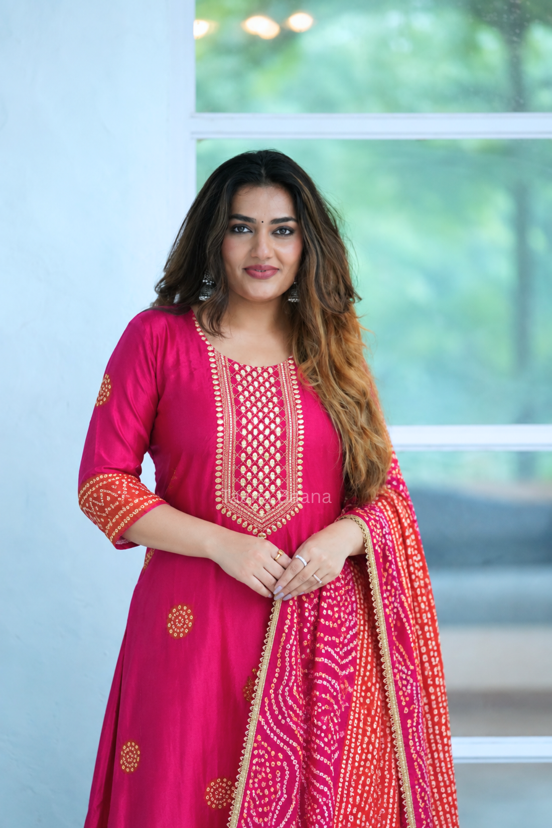 Dupatta Pant Set