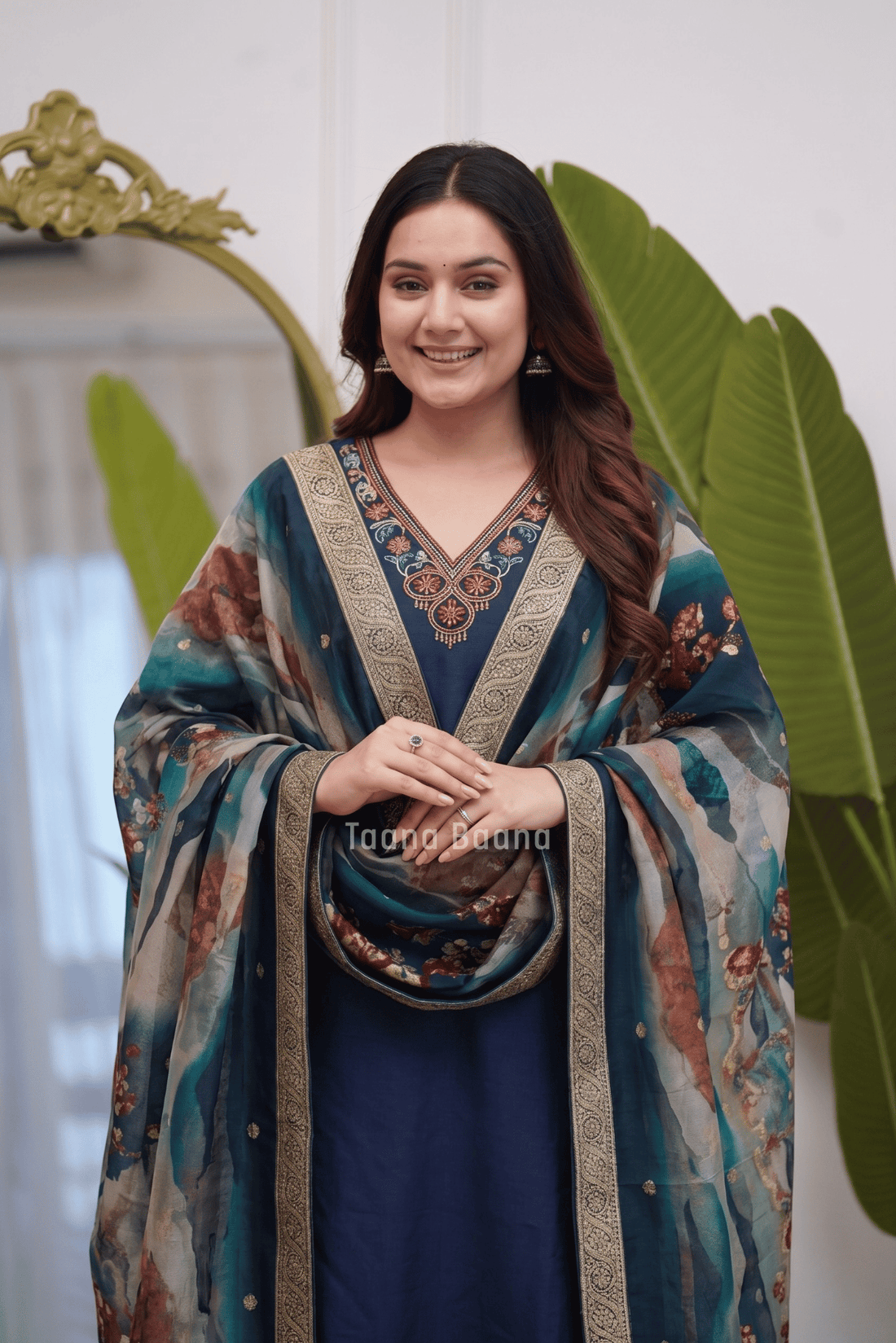 Dupatta Pant Set