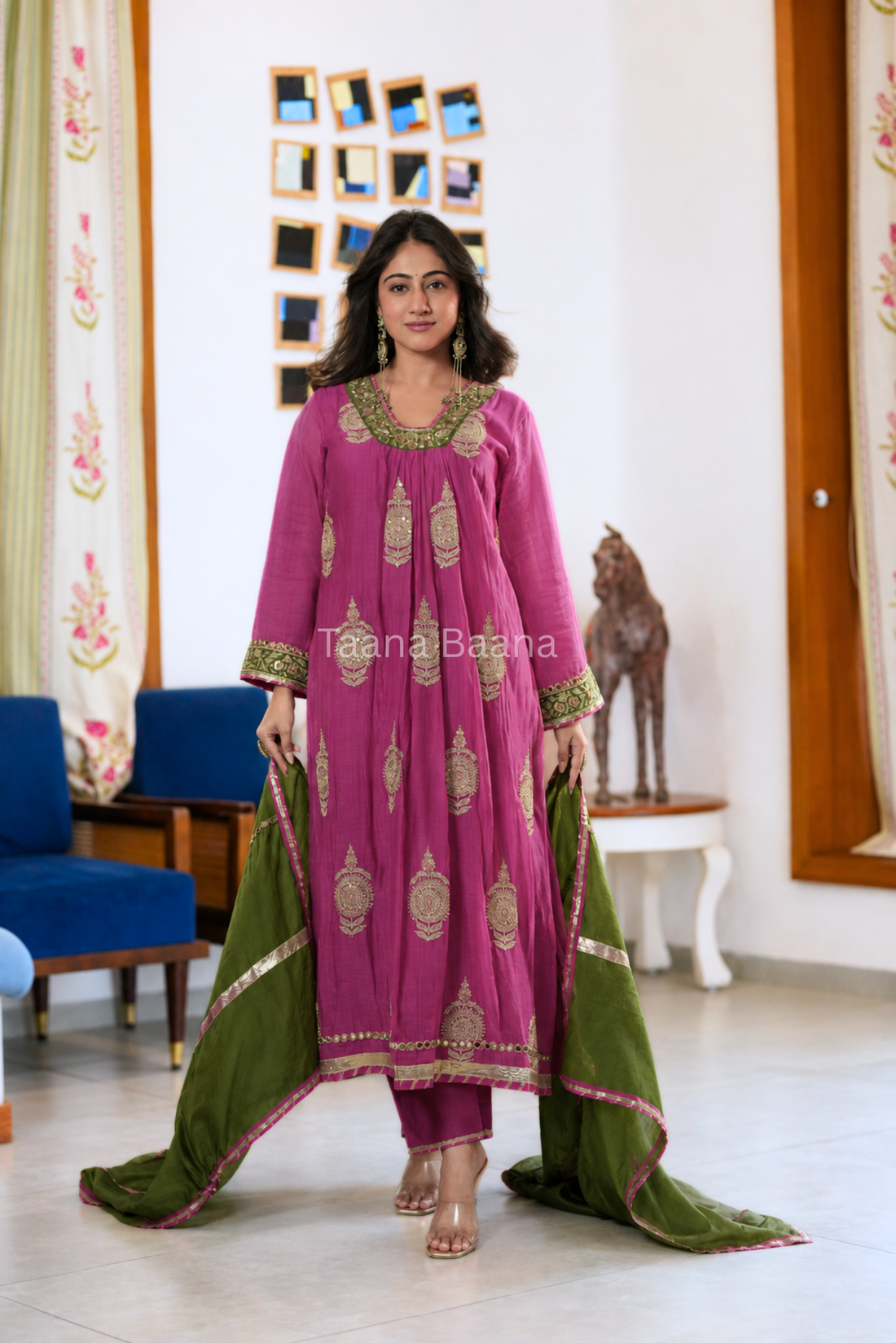 Dupatta Pant Set
