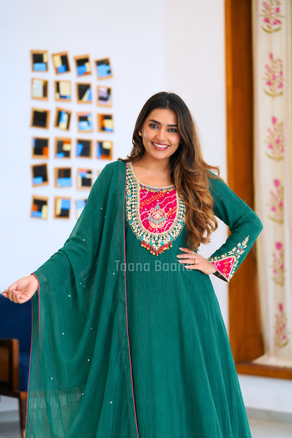 Anarkali Dupatta Suit