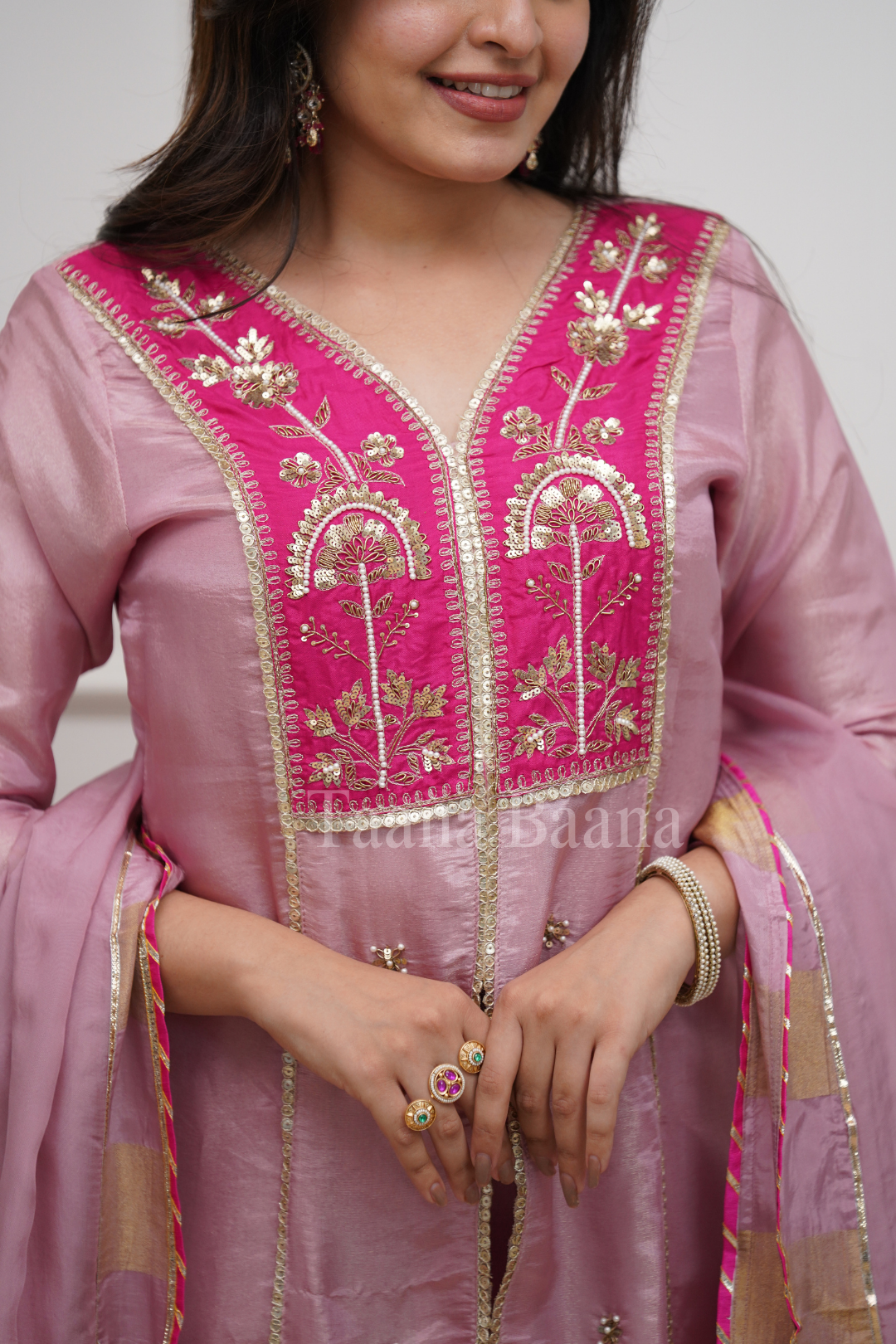 Dupatta Plazo Set
