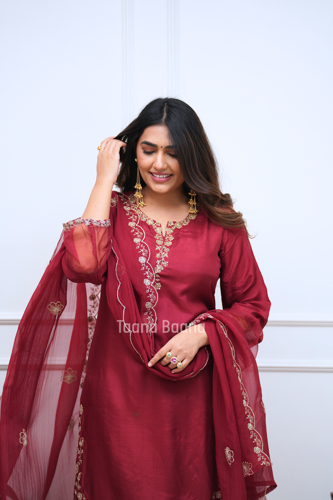 Dupatta Pant Set