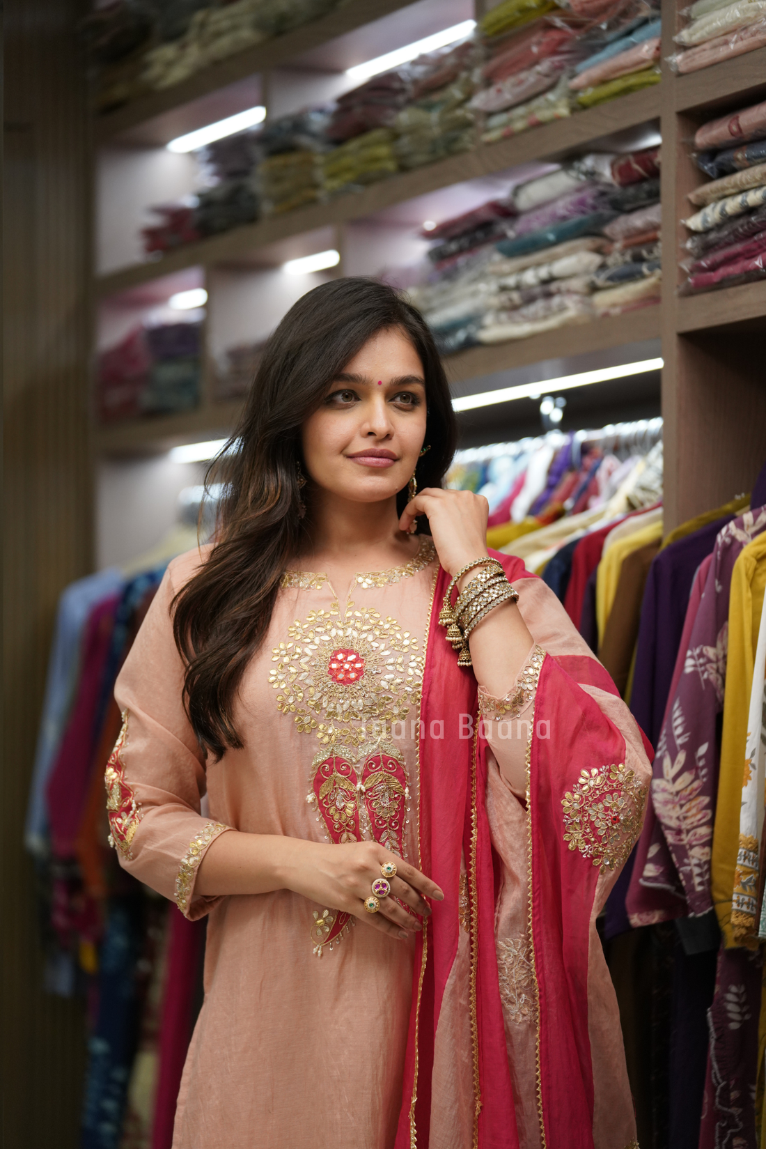 Dupatta Pant Set