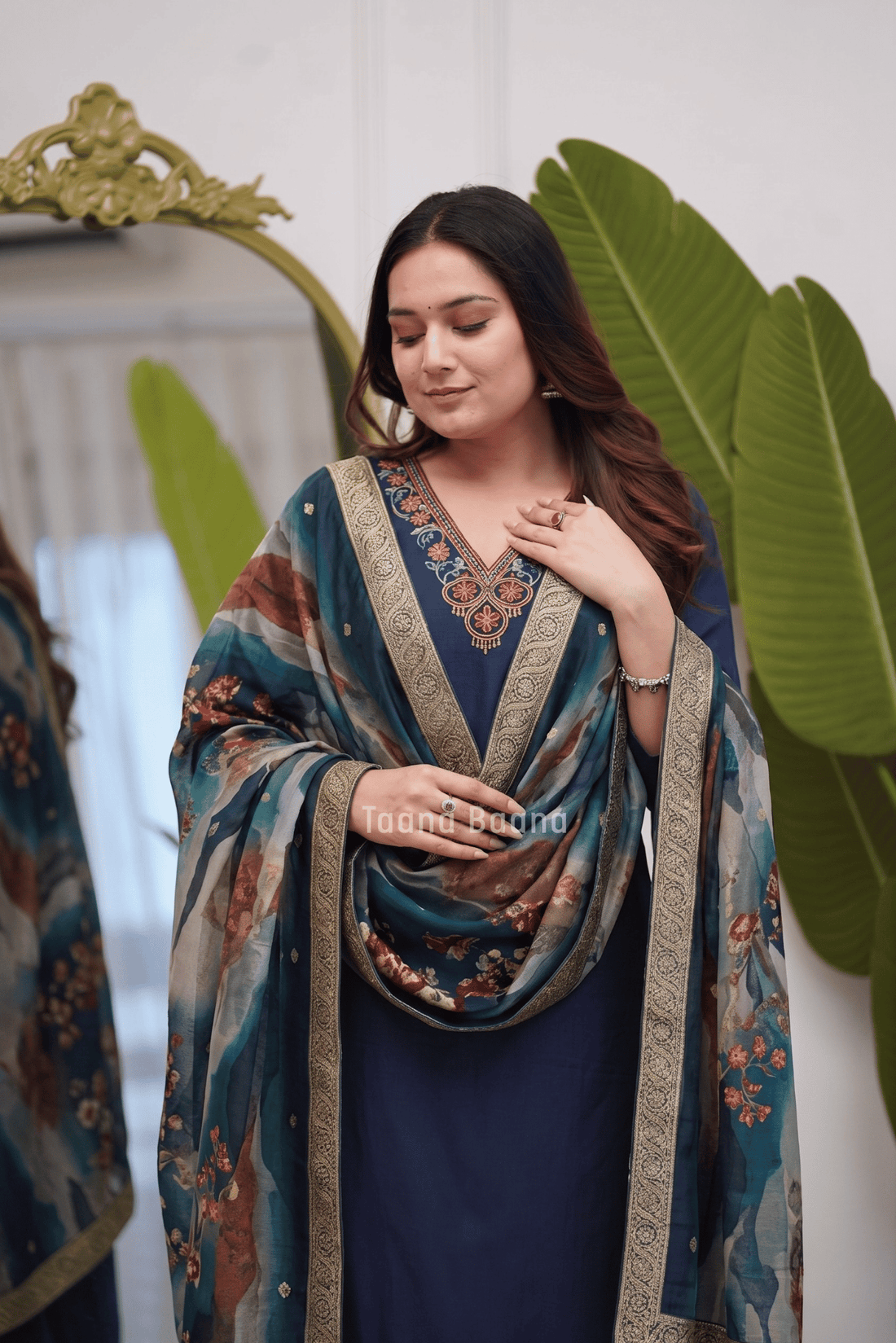 Dupatta Pant Set